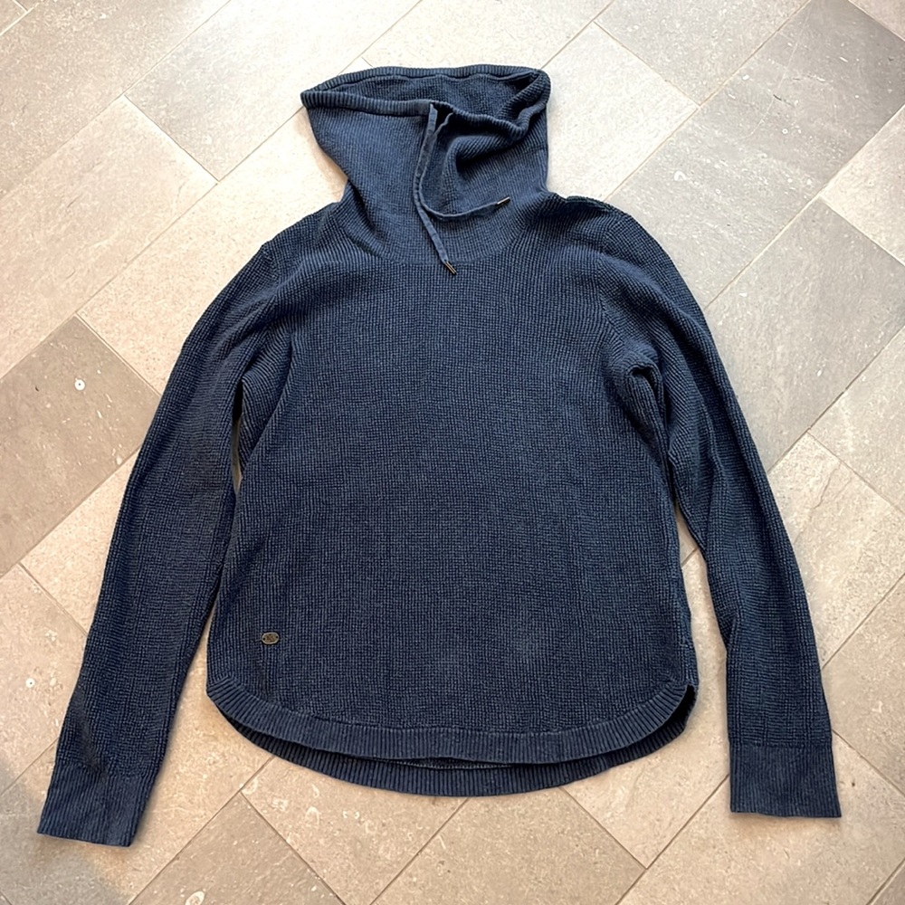 Ralph Lauren 100% Cotton Knit Sweater, W’s Size L (fits more like Medium). Navy